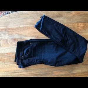 Joes jeans high waisted split hem jeans